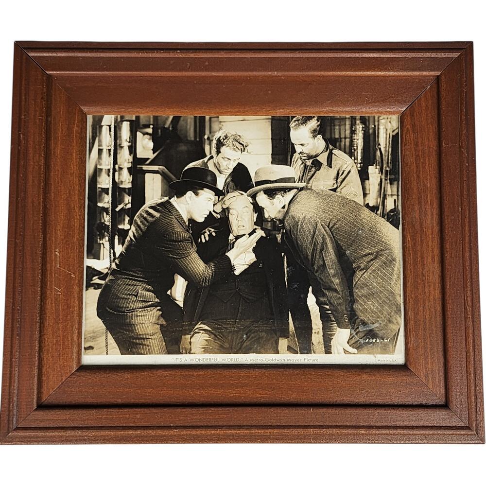 Nat Pendleton GUY KIBBEE MGM IT'S A WONDERFUL WORLD 1939 Photo Made In USA